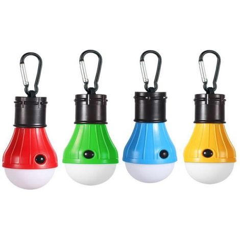 Lanterne De Camping - 4 Led - 3 Modes Éclairage - Étanche - Pour Extérieur Intérieur - 1 Pièce (1/5)