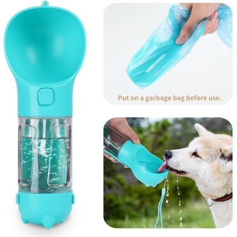 Wasserflasche für Haustiere – LAMZIEN – 300 ml – Tragbar – Auslaufsicher – Ideal für unterwegs (1/4)