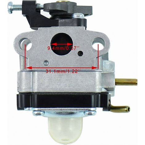 KinZon-kompatibler Vergaser für Ryobi Freischneider RY252CS, RY253SS, RY251PH, RY254BC, 2-Takt-Modelle mit 25 cm³ Hubraum (1/5)