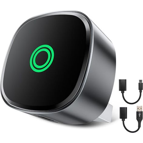 CarPlay Wireless Adapter 2025, Mini 2-in-1 Plug-and-Play USB-Adapter für CarPlay & Android Auto, für iPhone iOS 10+/Android 10+