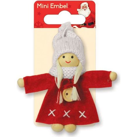 Figurine décoration de Noël - Rouge
