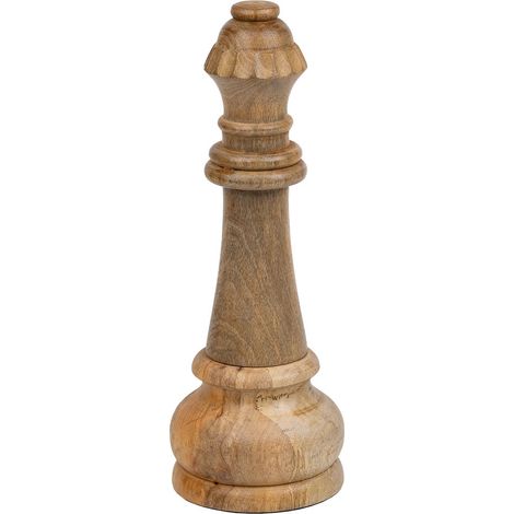 Reina de madera de mango marrón d14x36h cm (1/5)