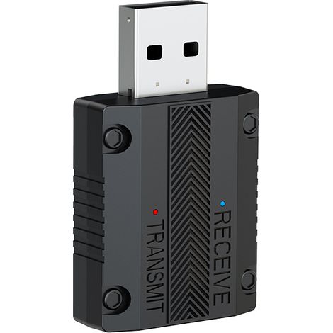 Adaptateur Bluetooth 5.3, récepteur de voiture, diffusion/transmission deux en un, sortie/entrée AUX.
