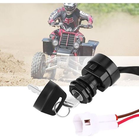 neiman 350 raptor,Neiman 350 Raptor,2 Pin Ignition Switch,Contacteur À Clé,Motorcycle Ignition Switch,Ignition Switch Assembly,2 Pin Motorcycle Atv Ignition Key Switch For Yfm 350 Bruin 660R 7 (1/3)