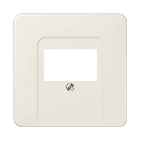 Jung Tapa para cajas de conexión TAE, simple, termoplástico, Serie CD, blanco 569 T