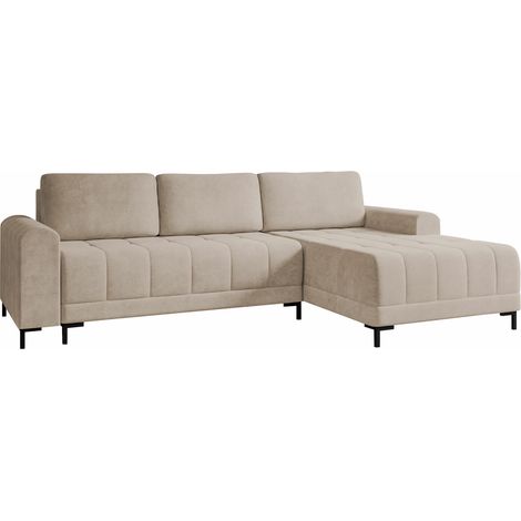 Canapé d'angle Stonecrest 100, Velo 623, Disponible, 258x168x92cm, 0