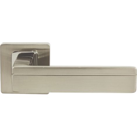 DOMINO Poignée de porte TIK QR M6/M9 Poignée Sans rosace Chrome/nickel brillant (1/5)