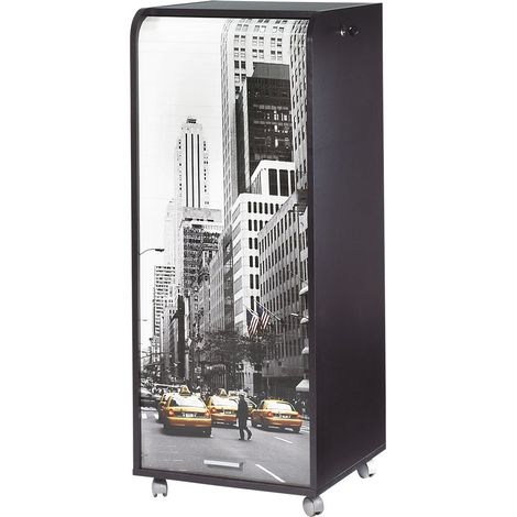 Caisson de bureau à rideau mobile H 117 cm Argo (1/4)