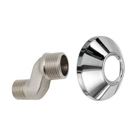 RACCORDO ECCENTRICO VERSIONE PROLUNGATA Misura: 1/2" x 3/4" spos. 25 mm