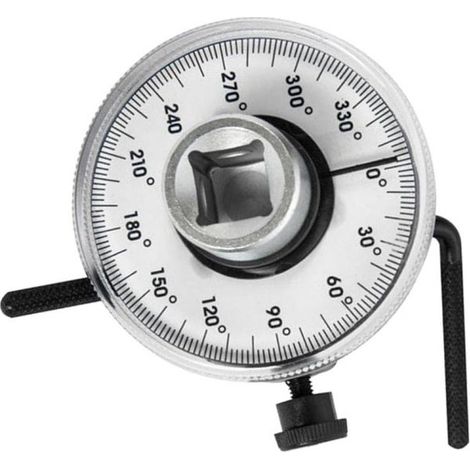 Chiave dinamometrica goniometro chiave a gradi 0-360° attacco 1/2" per serraggio (1/5)