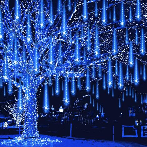 1 Guirlande lumineuse effet pluie, tube polycarbonate étanche, décoration sapin Noël, jardin mariage fête (1/5)