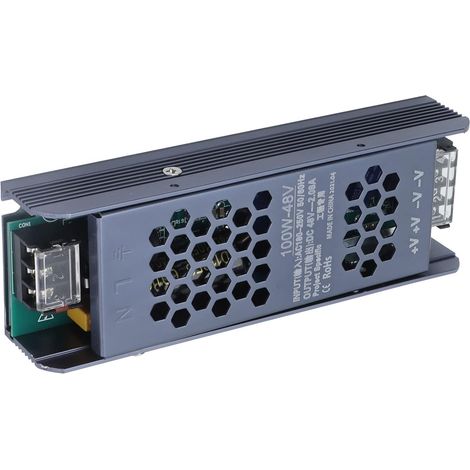 Alimentation LED 48V, AC180-250V PWM Alimentation à Découpage LED Transformateur Adaptateur de Pilote LED, pour Bandes LED(100W 2.08A) (1/5)