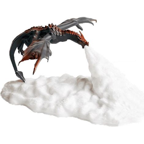 3D-gedruckte Feuerdrachen-Lampe, warmes Nachtlicht, USB-aufladbar, Heimdekoration, Kindergeschenk