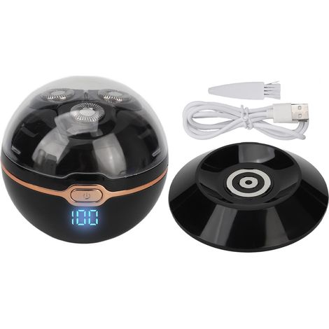 Mini Tondeuse Électrique Rechargeable Coupeur Numérique Lame 3 Anneaux Portable pour Homme Adolescent (1/5)