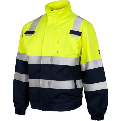 Cazadora ignífuga combinada con Alta Visibilidad WORKTEAM B1191 para soldadura (1/3)