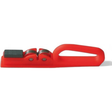 Affila coltelli con pietra cote in acciaio inox temperato strumento essenziale per affilatura precisa e duratura coltelli cucina (1/2)