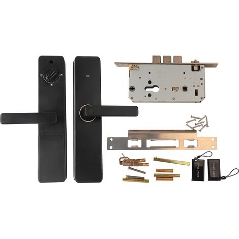 Verrou intelligent porte sans clé, empreinte digitale, mot de passe, application télécommande, installation facile, serrure électronique pour maison (1/5)