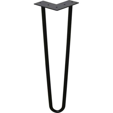 4 gambe per tavolo a forcina, gambe per tavolo resistenti, XU, guide per tavolo a forcina intercambiabili, 2 staffe - 30 cm - KZQ (1/4)