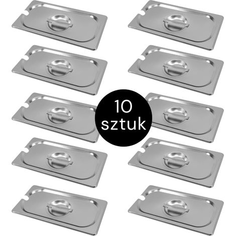Deckel für GN Mega-M 1/3 325x176 mit Aussparung (10er-Set) N