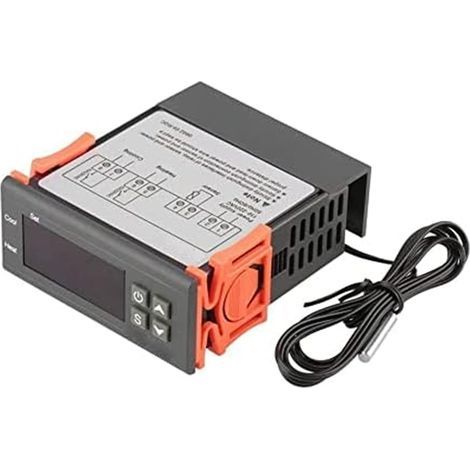 Digital Temperature Controller, Heating and Cooling Modes, 10K NTC Sensor, For Aquarium Incubator (1/5)