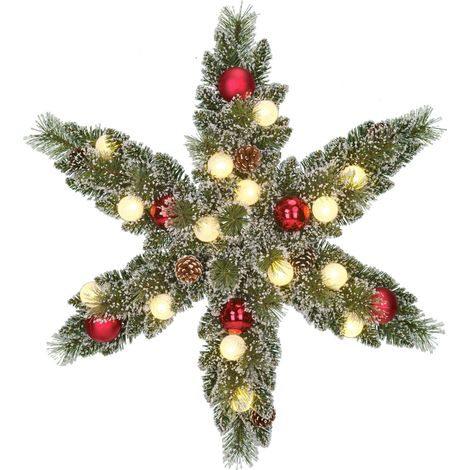 Black Box Trees Couronne de Noël Vert H15xl60xL60cm (1/4)