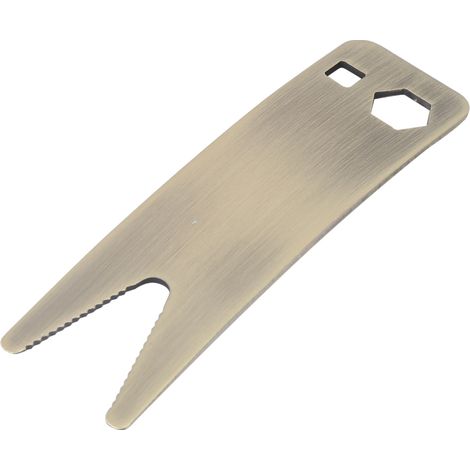 Clé guitare basse multifonction, clé à molette réglable pour serrage instruments de musique, accessoire luthier, outil entretien guitare électrique et acoustique. (1/5)