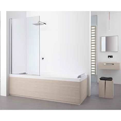 Young 2.0 1V BW-Trennw. 70x150 1 tlg umdrehbar ESG klar chrom