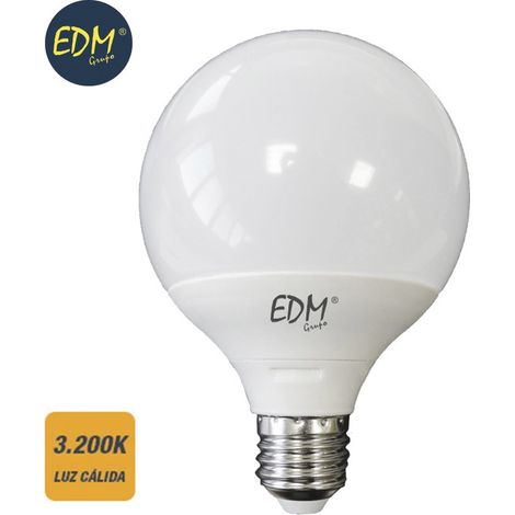 EDM Globe LED-Glühbirne E27 15W 1521lm 3200K warmes Licht Ø125x160mm
