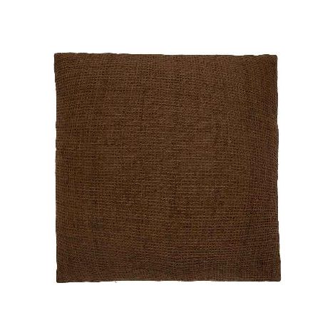 ANDREA HOUSE AX25119 Cojín Algodón Waffle Marrón 50X50Cm - ref: AX25119