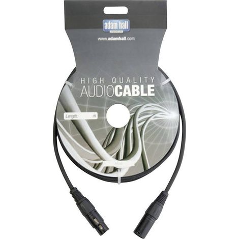Câble DMX XLR mâle/ femelle 15 m noir LD Systems (1/2)