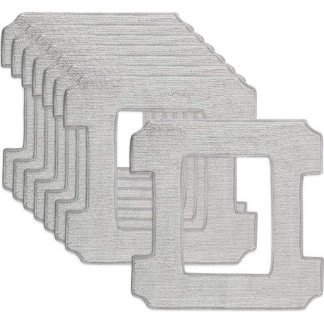 Chiffon Microfibre - Pour Robot Nettoyeur Vitres Ecovacs Winbot W1 Pro W1 W2 Omni W2 - Kit Rechange 8 Pièces (1/4)