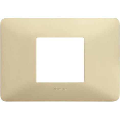Placca 2 Moduli Centrati, Corda, Materiale tecnopolimero