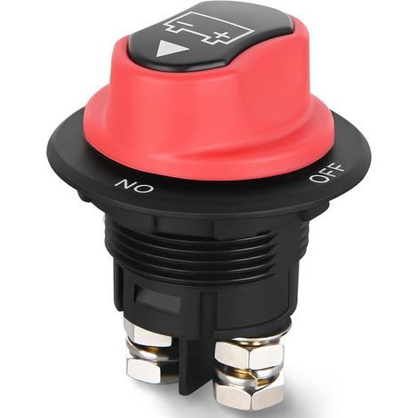 100-A-Batterietrennschalter, 12–32-V-Haupttrennschalter, Stromabschalter, Ein/Aus, wasserdicht, robust, für Boote, Schiffe, Autos, Wohnmobile, ATVs, UTVs und Yachten (1/5)