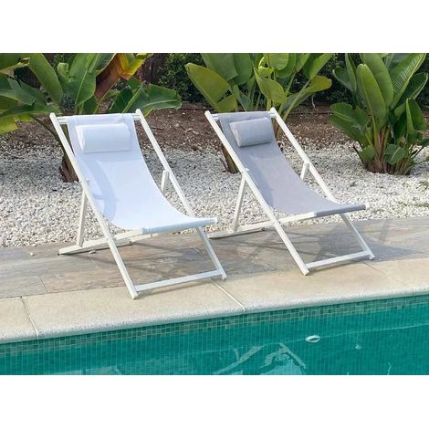 MAJESTIC playera plegable aluminio sol antracita 98x59x96 cm