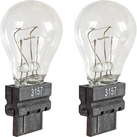 transparent 2x Ampoule 3157 12V P27/7W W2.5x16q 32/3CP S25q transparent double filament voiture américaine asiatique recul boite. (1/5)