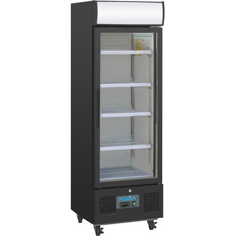 Vitrine Réfrigérée Positive avec Caisson Lumineux Série G 218L - Polar