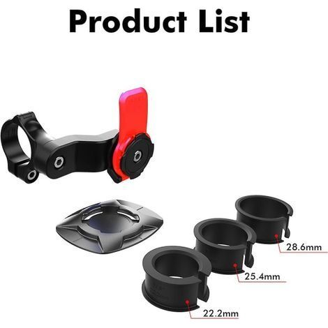Support de vélo Quad-lock Out Front pour VTT, support de téléphone