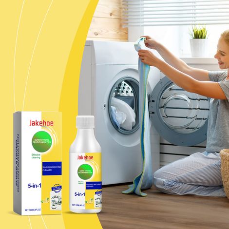 Washing machine cleaner for daily household care, cleaning and maintenance, removing stains and scale from the washing machine drum -- 120ml -- BIEMMEDUE (1/5)