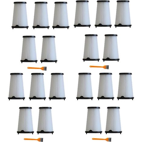 Lot de 20 filtres pour Electrolux AEG AEF150, compatibles avec tous les modèles AEG Ergorapido CX7-2 : CX7-2-45AN, CX7-2-35FFP et CX7-2-30GM. (1/5)