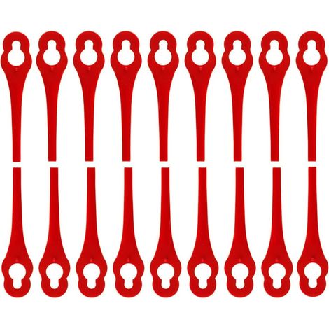Lot de 100 Lames de Rechange pour Florabest Coupe Bordure LIDL FRTA 20 A1,FAT 18B2, FAT 18B3