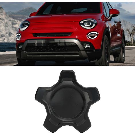 Fiat 500X 334 (2014–2023) Leichtmetallfelgen, Kunststoff-Nabenkappen, glänzend schwarz (1/5)