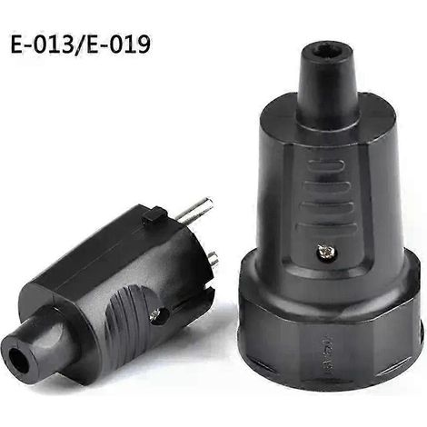 1 Stück EU-Netzadapter, wasserdichte Steckdose, Schutzkontaktgummikupplung, wasserdichte Eurosteckerkupplung für den Außenbereich, 250 V, 16 A – JXLGV (1/5)