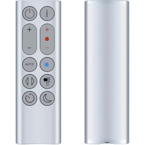 Replacement remote control for Dyson Pure Hot + Cool HP04 HP05 HP06 HP09 HP4A heater/air purifier (color: silver)--DTEKGAZ