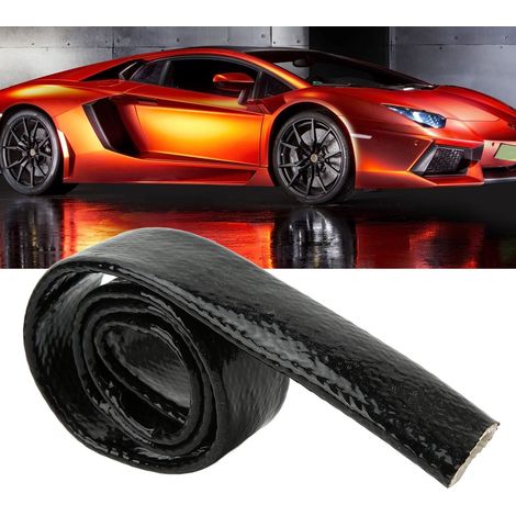 Gaine isolante ignifugée tressée noire de 1 m (3,3 pi) de long et de 25/35 mm de diamètre intérieur pour conduites de fioul (référence : TU-FHG25/35mm), diamètre intérieur de 25 mm (1/5)