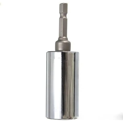 Douille universelle multifonctionnelle chromée 7-19 mm en acier au chrome-vanadium pour clé dynamométrique