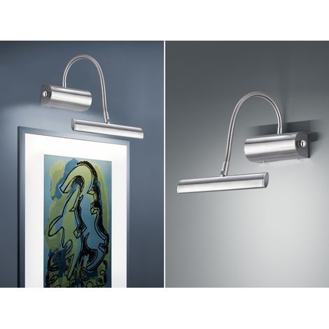 Hübsche 4W LED Wandleuchte Flur Dimmbar Nickel matt Licht Lampe TRIO 279770107 (1/5)