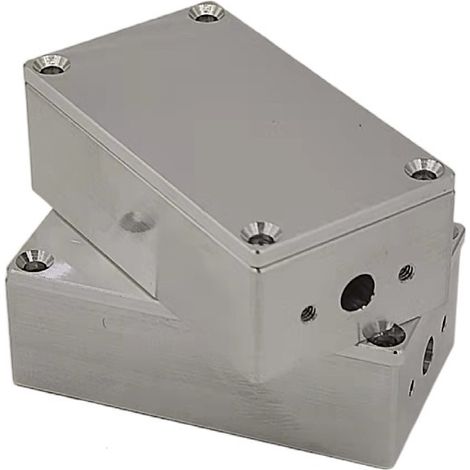 CNC aluminum shielded box, 44mm long, 25mm wide, and 16mm high, RF box, anti-interference metal box.
