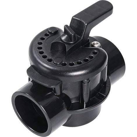 Vanne de dérivation de spa de 5,1 cm de rechange pour 263039 – Vanne de commande de débit élevé – Design robuste – Installation rapide – Noir (1/5)