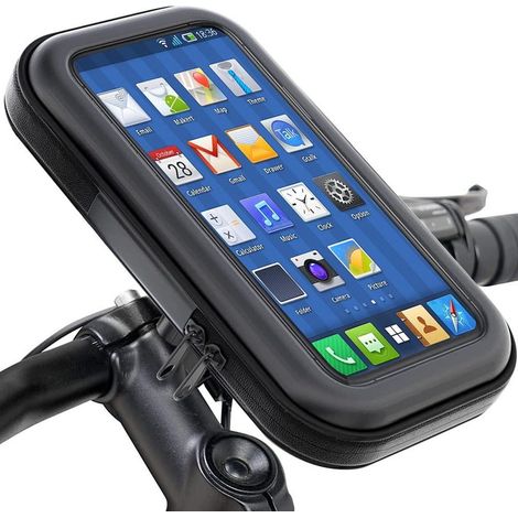 Appui Telephone De 6,3" Per Moto Bici Borsa Mountain Bike Impermeabile Manubrile (1/5)
