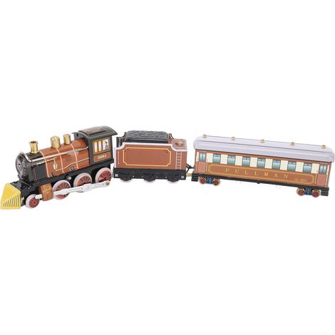 Train à remonter en fer-blanc Artisanal Décoratif Modèle de Train pour Bar Magasin Déco Maison Accessoire Photo (1/5)